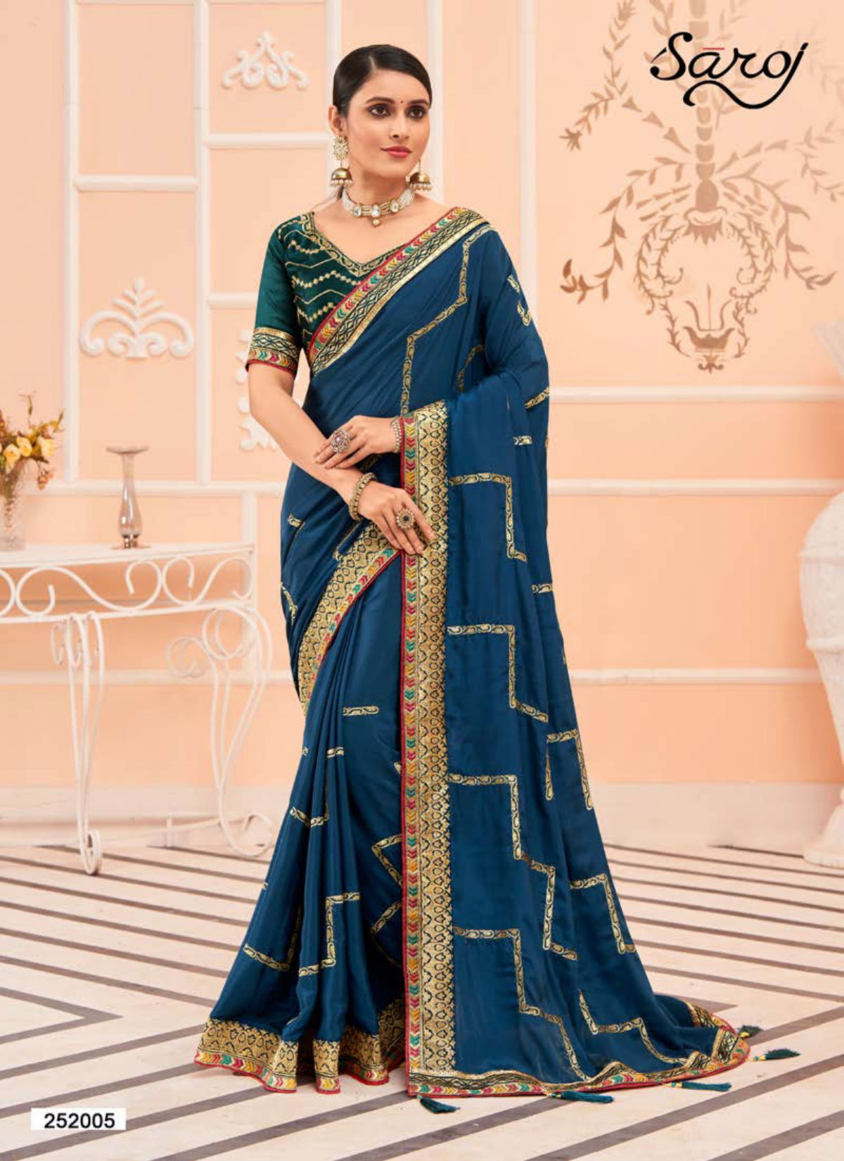 Cherry By Saroj Color Set Embroidery Sarees Catalog